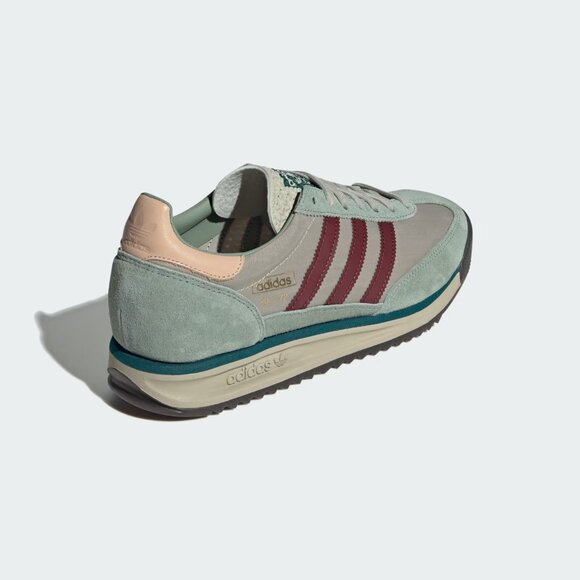 adidas Originals SL 72 RS - Size 9 Men`s Casual Sports Shoes Grey Red IG4644 NEW main image 5